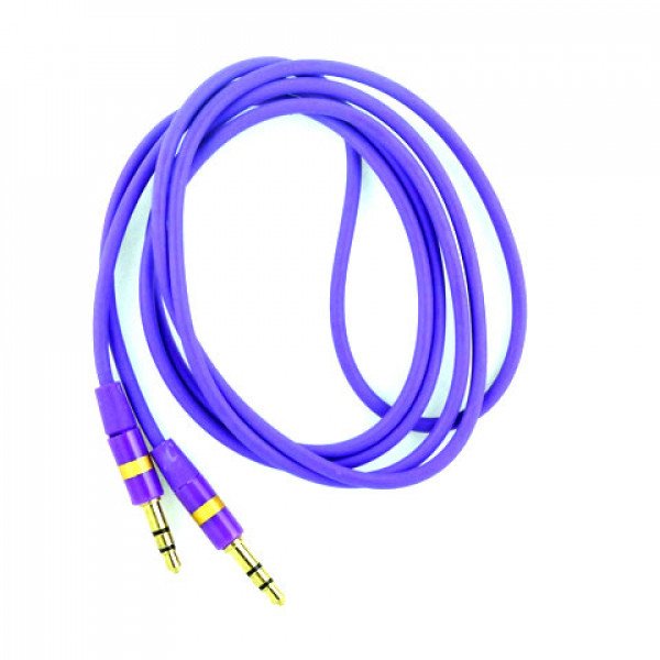 Wholesale Auxiliary Cable 3.5mm to 3.5mm Cable (Purple)